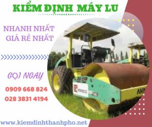 Hình ảnh kiểm định máy lu