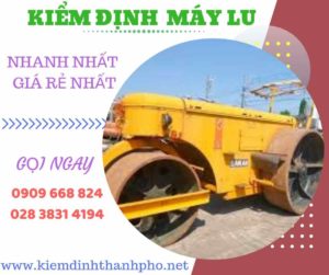 Hình ảnh kiểm định máy lu