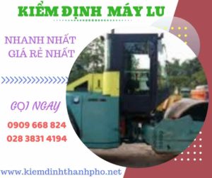 Hình ảnh kiểm định máy lu