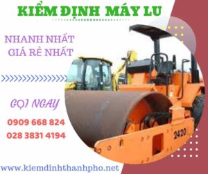 Hình ảnh kiểm định máy lu