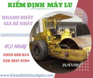 Hình ảnh kiểm định máy lu