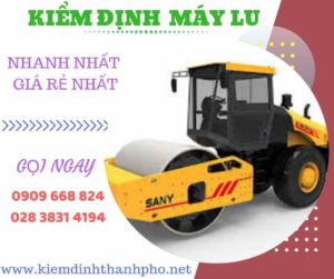 Hình ảnh kiểm định máy lu