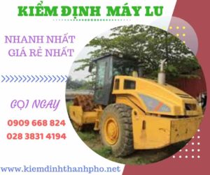 Hình ảnh kiểm định máy lu