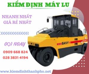 Hình ảnh kiểm định máy lu