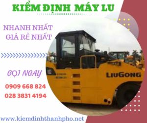 Hình ảnh kiểm định máy lu