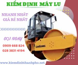 Hình ảnh kiểm định máy lu