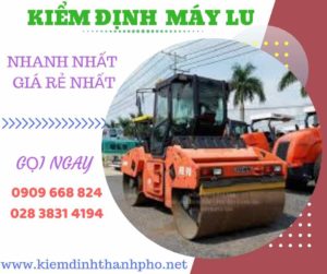 Hình ảnh kiểm định máy lu