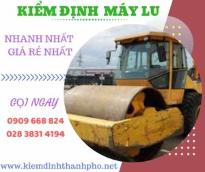 Hình ảnh kiểm định máy lu