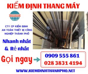 hình ảnh kiểm định thang máy