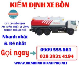 Hình ảnh kiểm định xe bồn