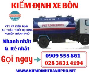 Hình ảnh kiểm định xe bồn