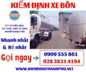 Hình ảnh kiểm định xe bồn