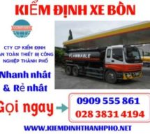 Hình ảnh kiểm định xe bồn