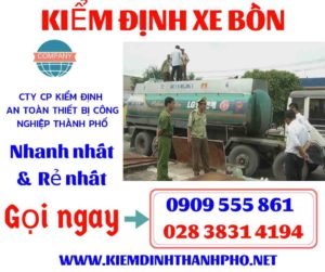 Hình ảnh kiểm định xe bồn