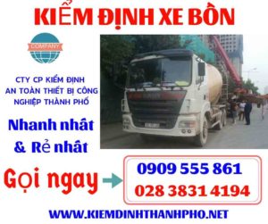 Hình ảnh  kiểm định xe bồn