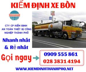 Hình ảnh kiểm định xe bồn