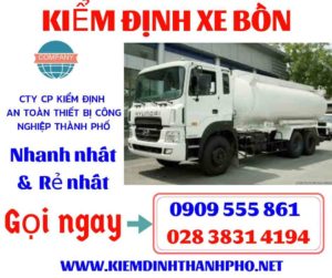 Hình ảnh kiểm định xe bồn