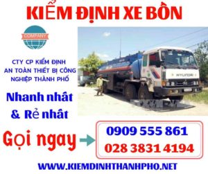 Hình ảnh kiểm định xe bồn