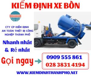 Hình ảnh kiểm định xe bồn