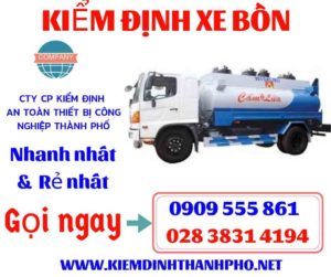 Hình ảnh kiểm định xe bồn