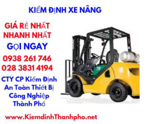 HÌNH ẢNH KIỂM ĐỊNH XE NÂNG