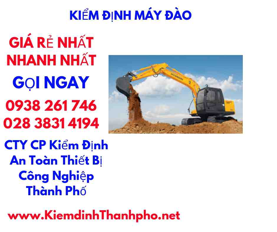 hình ảnh kiểm định máy đào