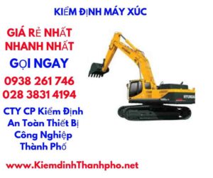 hình ảnh kiểm định máy đào