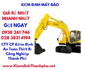 hình ảnh kiểm định máy đào