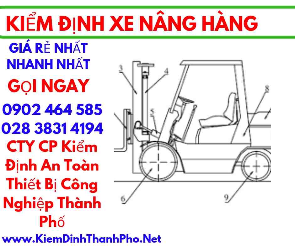 hình ảnh kiểm định xe nâng hàng